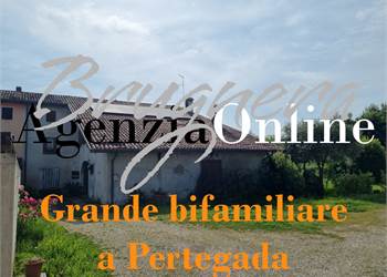 Grande bifamiliare con tetto da ripristinare